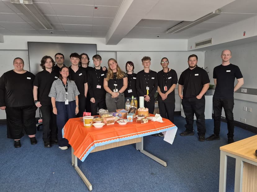 Learners who secured employment with the M&S Foodhall in Godalming